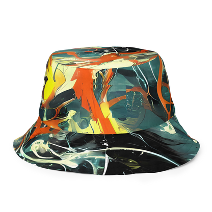 Reversible Bucket Hat - Fluid Firestorm