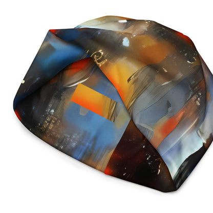 Beanie - Abstract Aqua