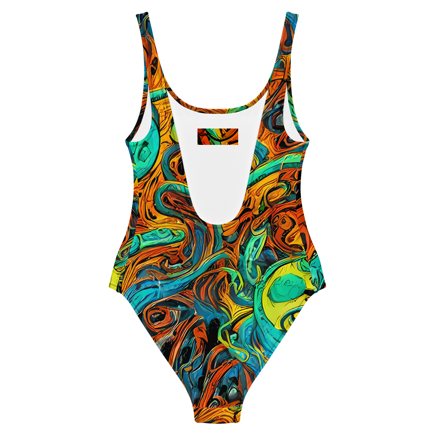 One-Piece Swimsuit - Flaming Mirage