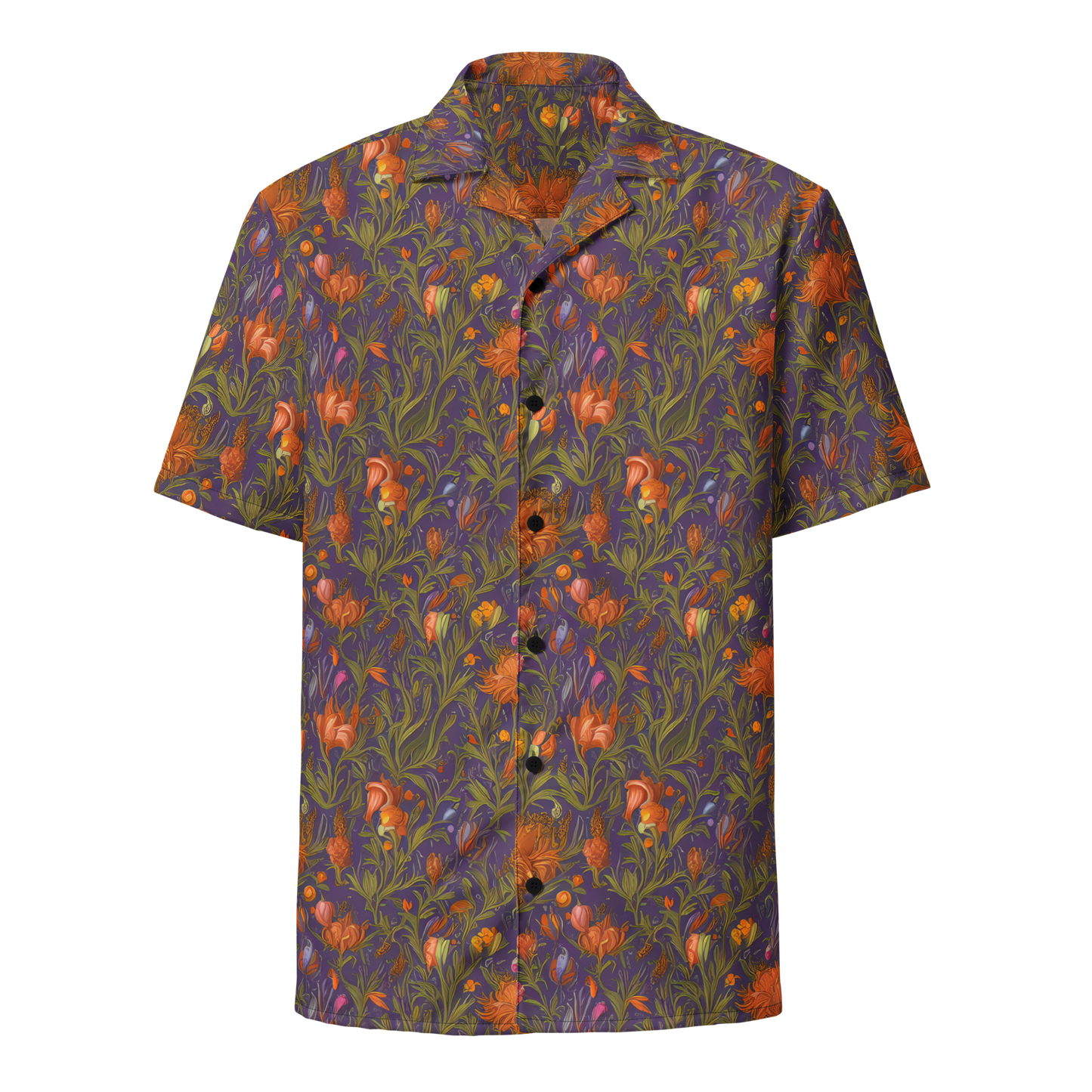 Button Shirt - Botanical Nebula