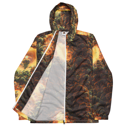 Men's Windbreaker - Volcanic Cascade