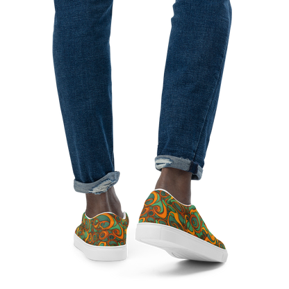 Men's Slip-On Canvas Shoes - Nebula Nodes