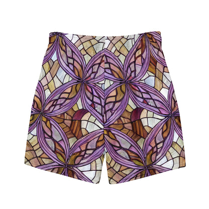 Swim Trunks - Stained Glass Whirl