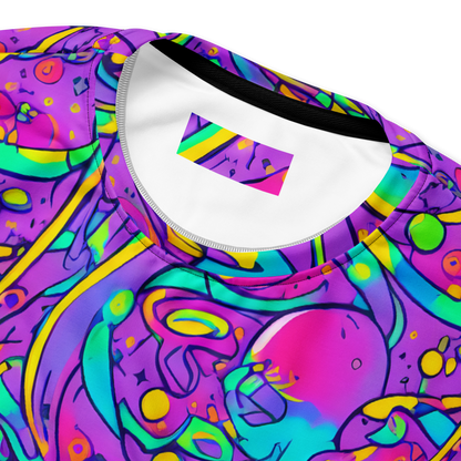 Sweatshirt - Neon Galaxy Whirl