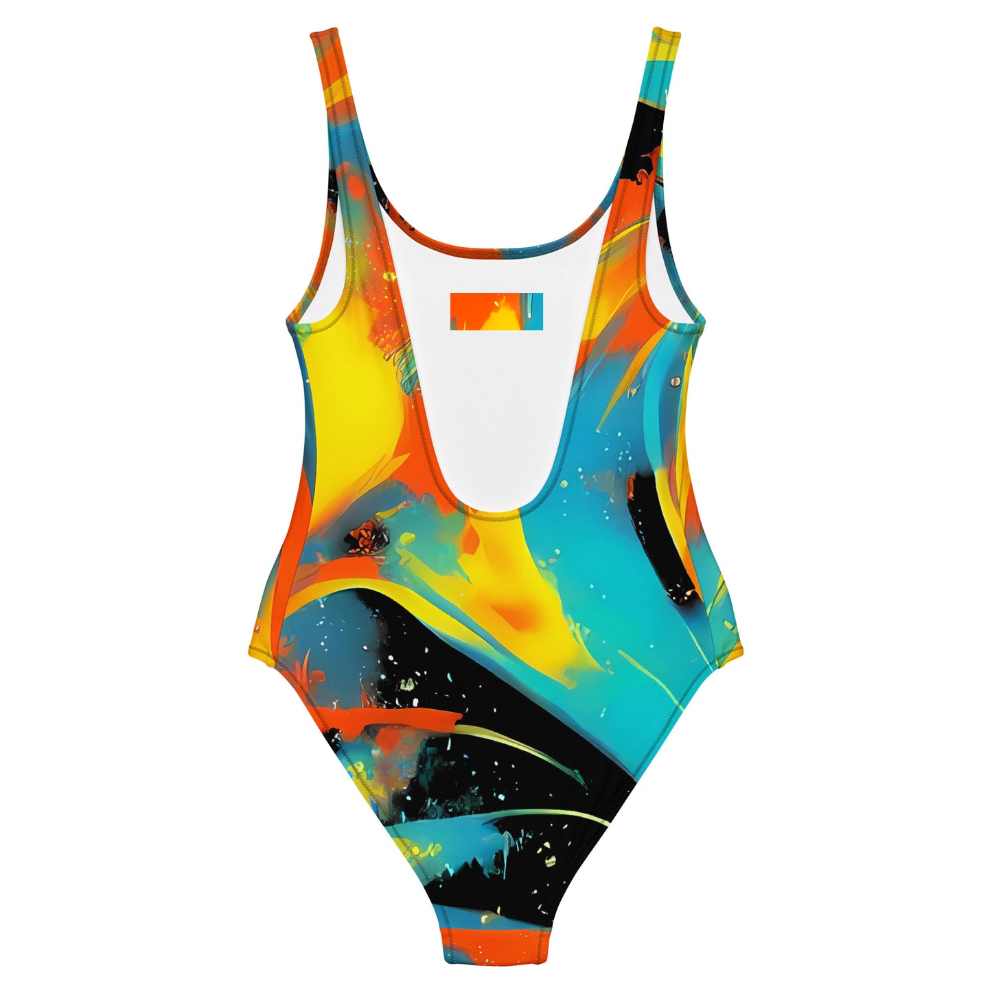 One-Piece Swimsuit - Solar Swoosh