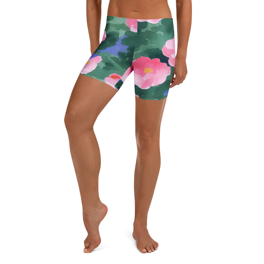 Shorts - Pink Blossom Serenade