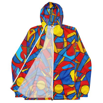 Men's Windbreaker - Mondrian Maze