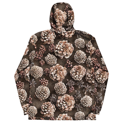 Men's Windbreaker - Pine Cone Reverie