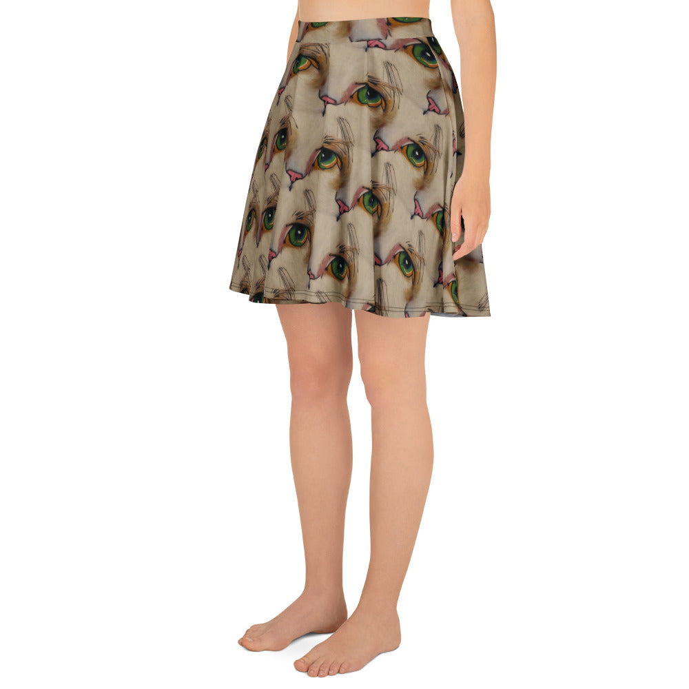 Skater Skirt - Emerald Gaze