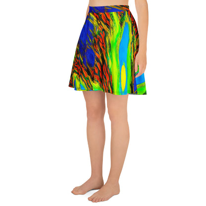 Skater Skirt - Hodgkin's Blaze