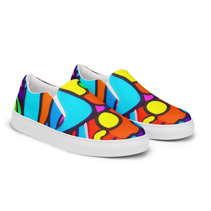 Women's Slip-On Canvas Shoes - Chromadoodle Junction