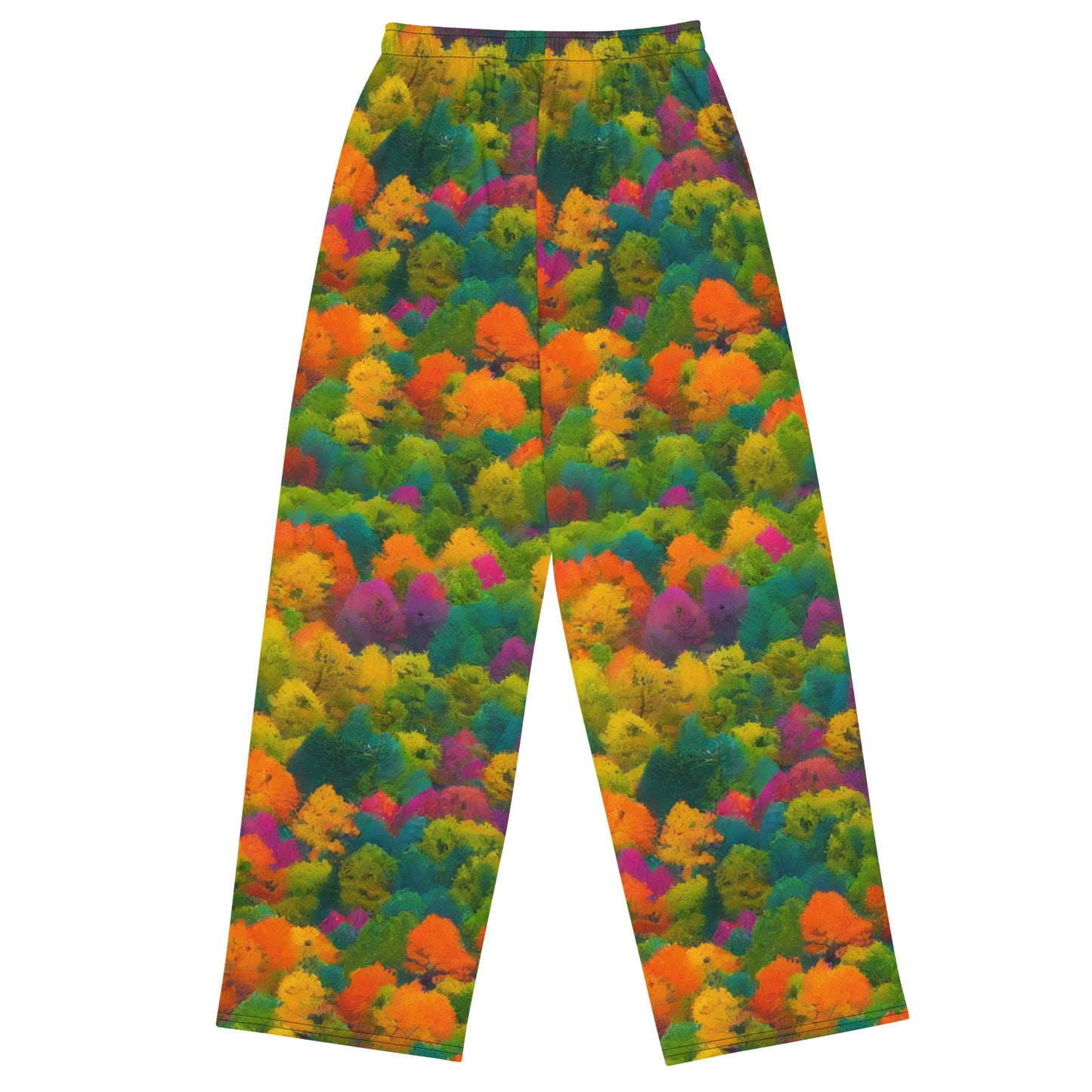 Wide-Leg Pants - Autumn Kaleidoscope