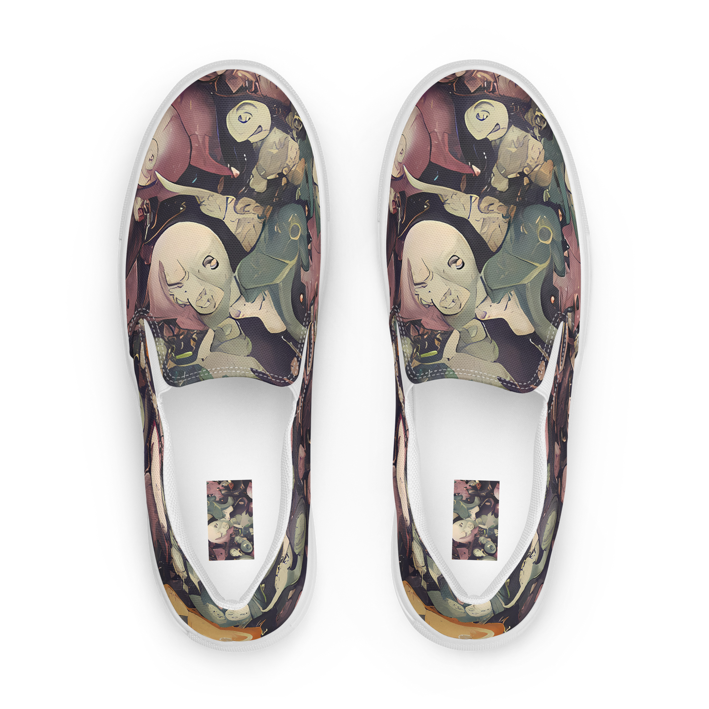 Women's Slip-On Canvas Shoes - Visions of the Unseen