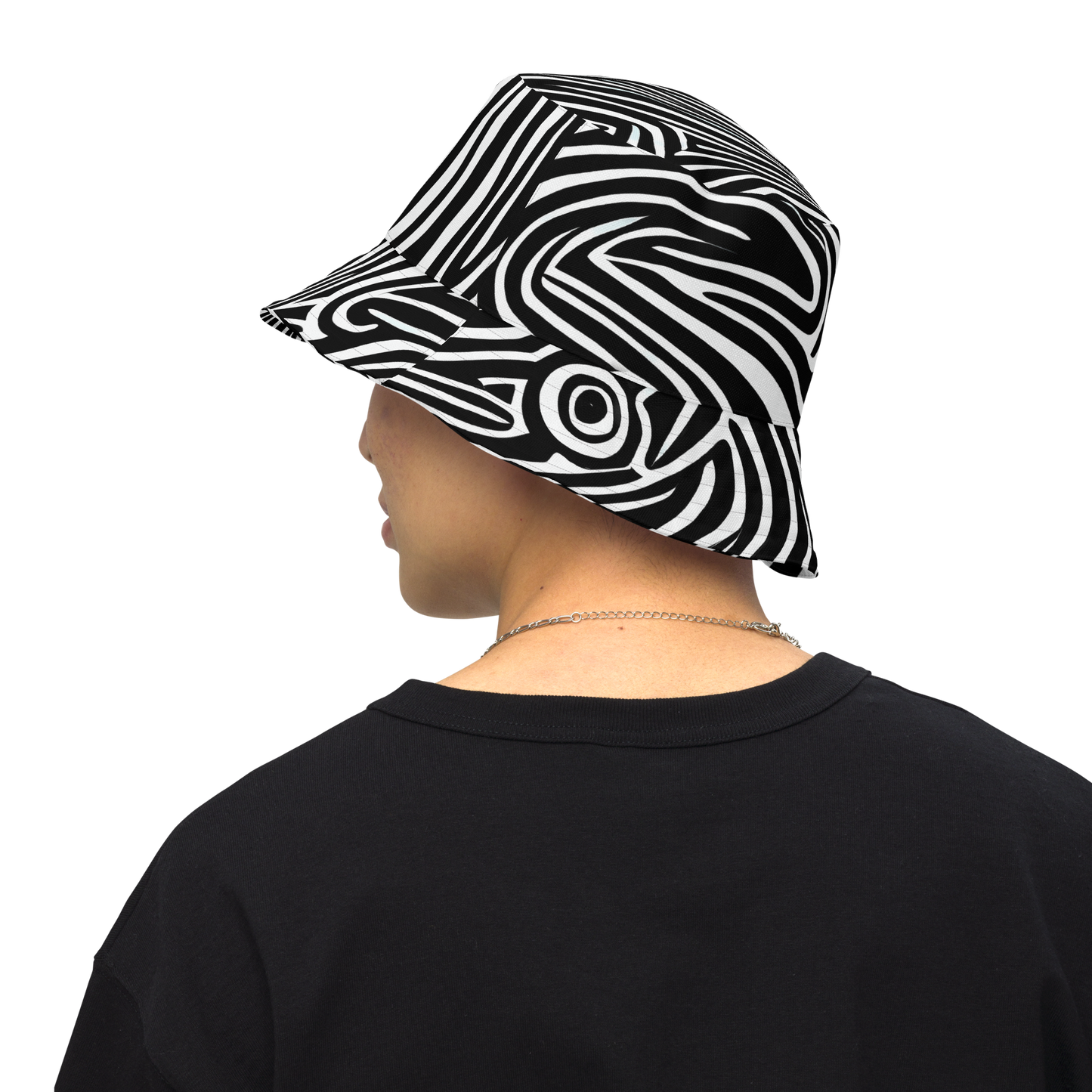Reversible Bucket Hat - Vortex Veins