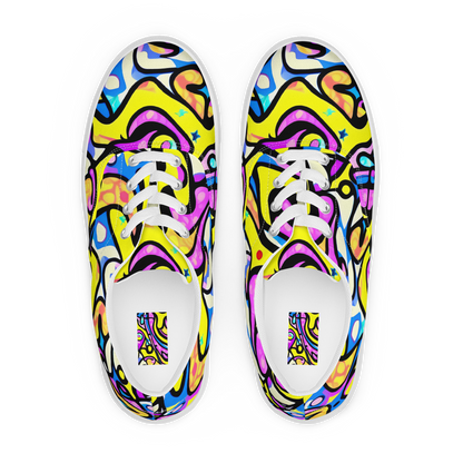 Women's Lace-Up Canvas Shoes - Britto's Odyssey