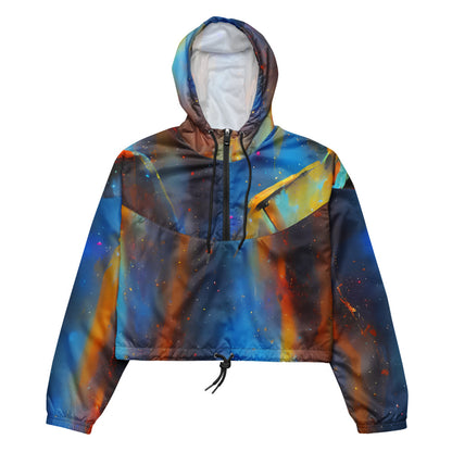 Women's Cropped Windbreaker - Pliique Spectrum