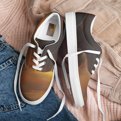 Men's Lace-Up Canvas Shoes - Sunset Shores