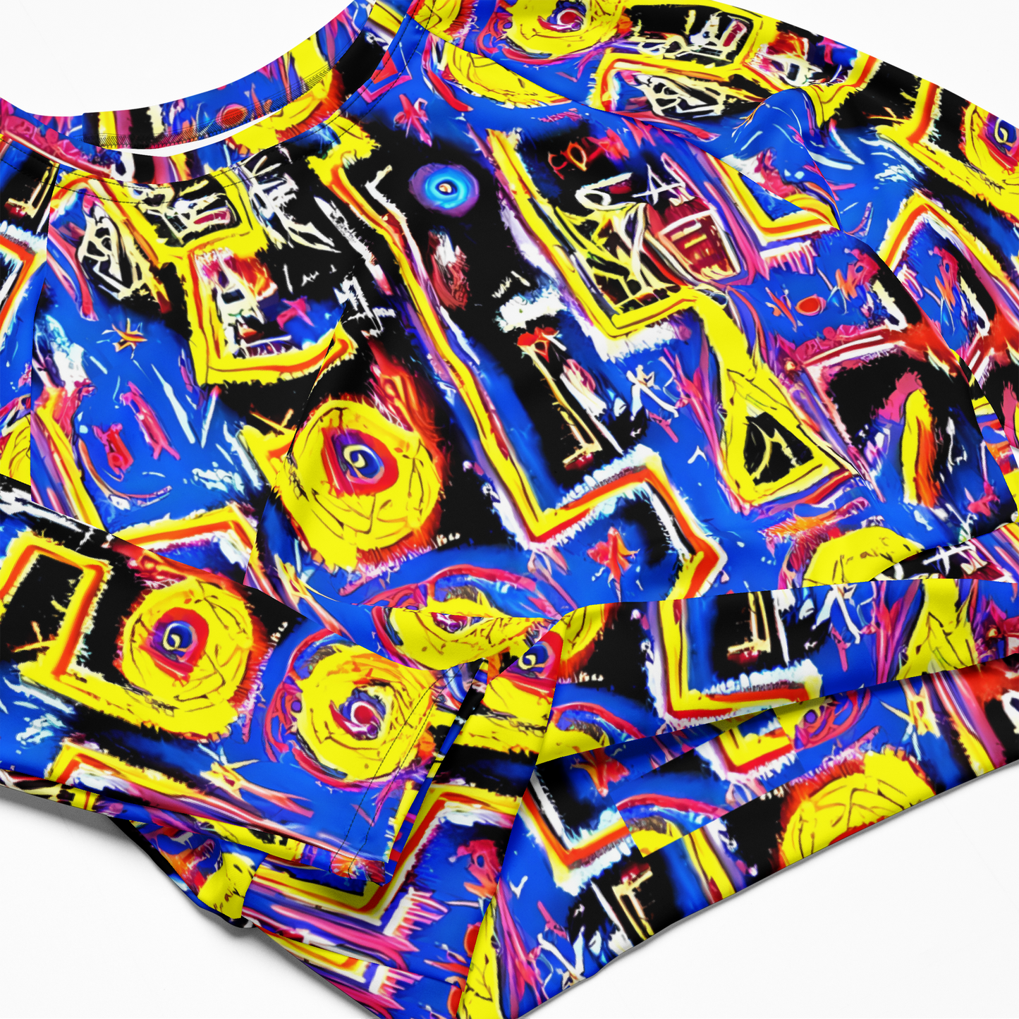 Long Sleeve Crop Top - Radiant Mayhem