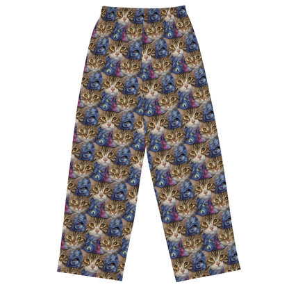 Wide-Leg Pants - Feline Fantasy
