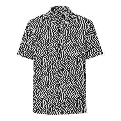 Button Shirt - Static Swirl