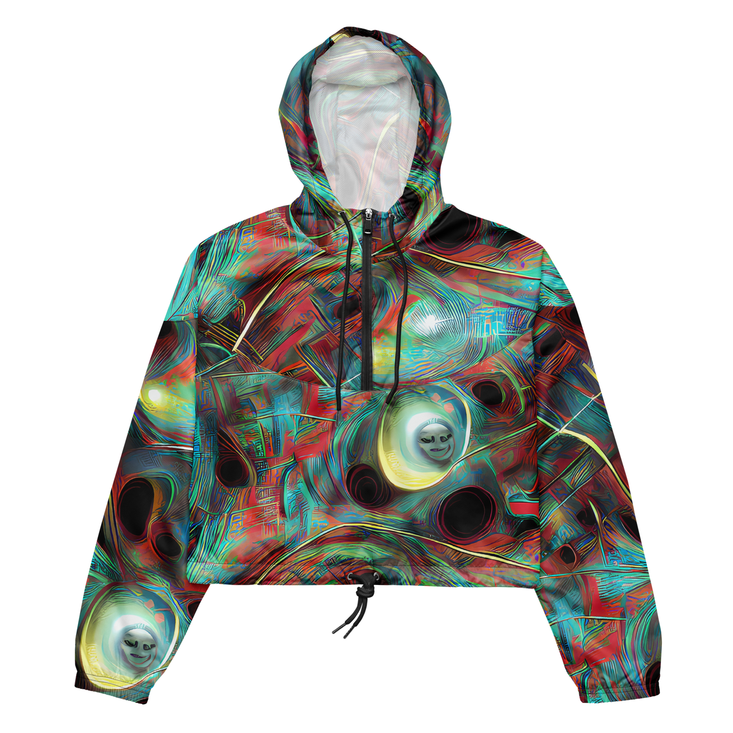 Women's Cropped Windbreaker - Dreamwave