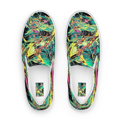 Men's Slip-On Canvas Shoes - Cyborg Whirl