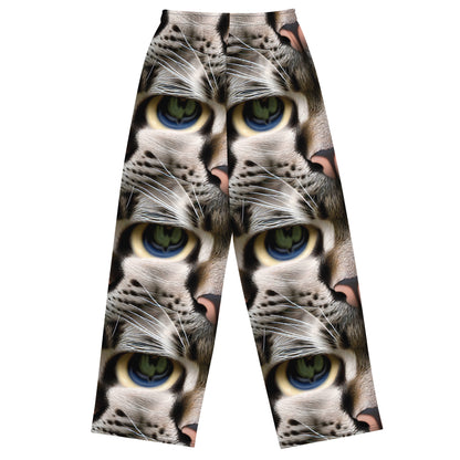 Wide-Leg Pants - Feline Mirage