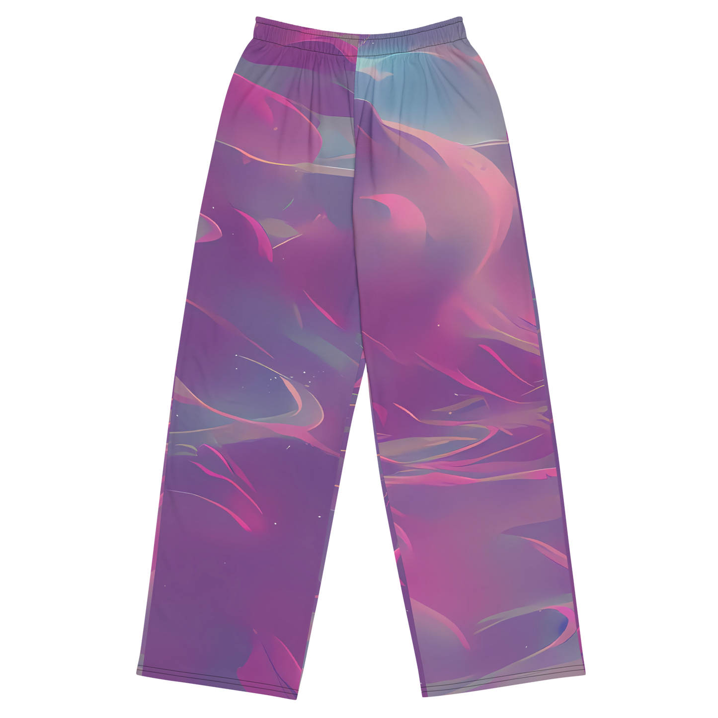 Wide-Leg Pants - Dreamscape Swirl