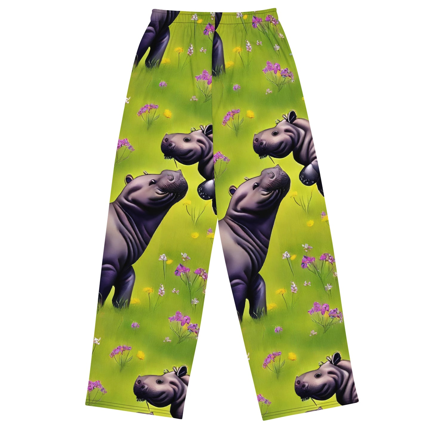 Wide-Leg Pants - Verdant Safari