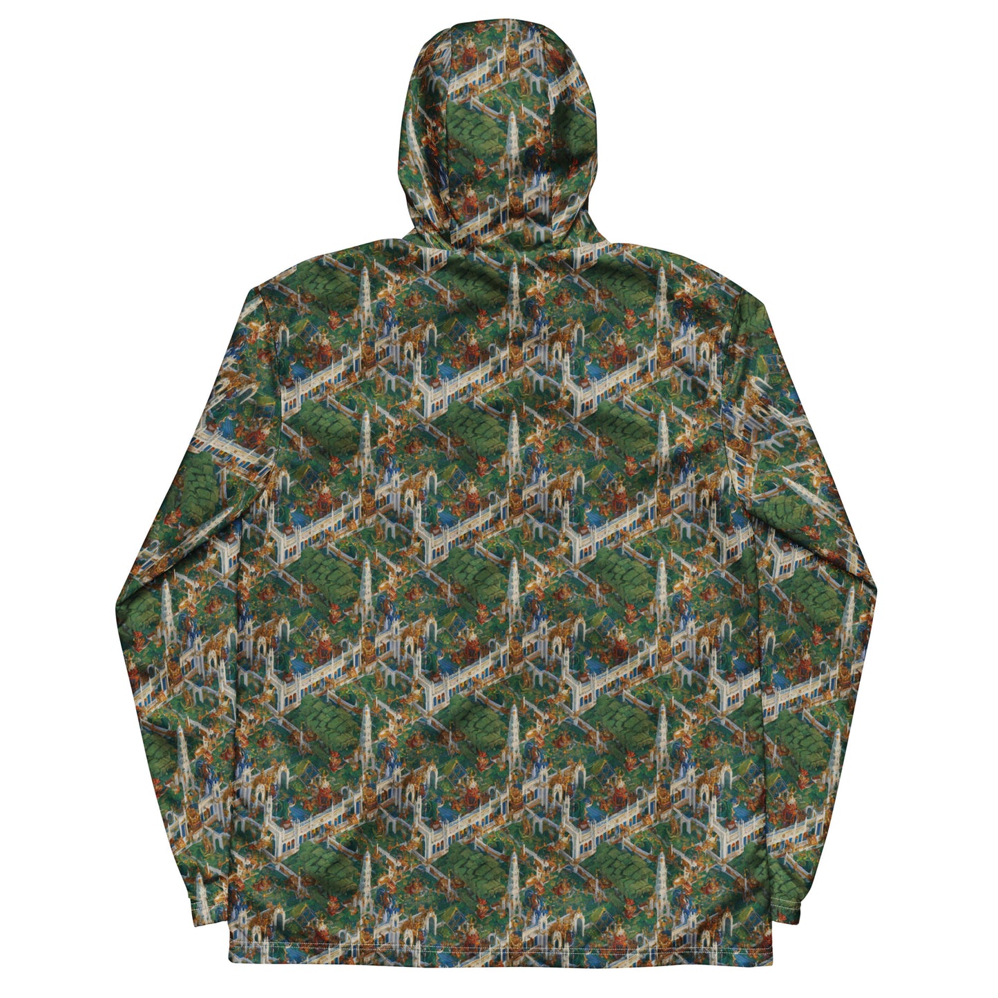 Men's Windbreaker - Emerald Dynasty