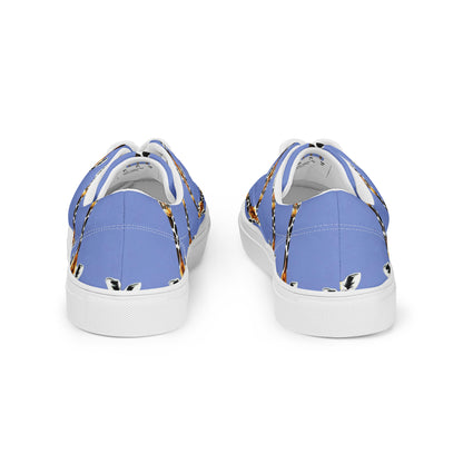 Men's Lace-Up Canvas Shoes - Giraffe Glow
