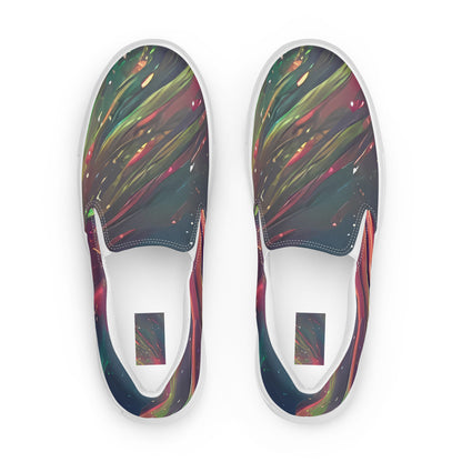 Women's Slip-On Canvas Shoes - Temple Wave