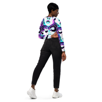 Long Sleeve Crop Top - Chroma Soirée