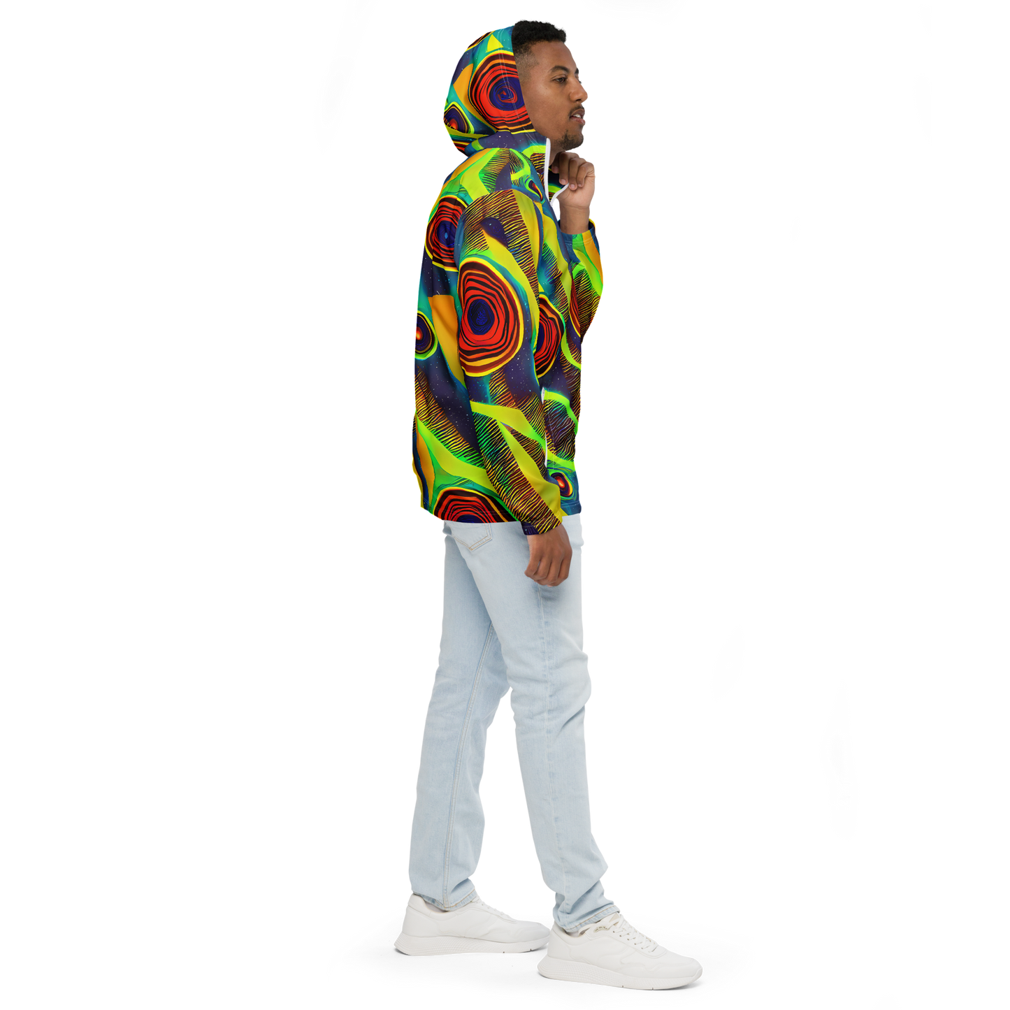 Men's Windbreaker - Galactic Pulse