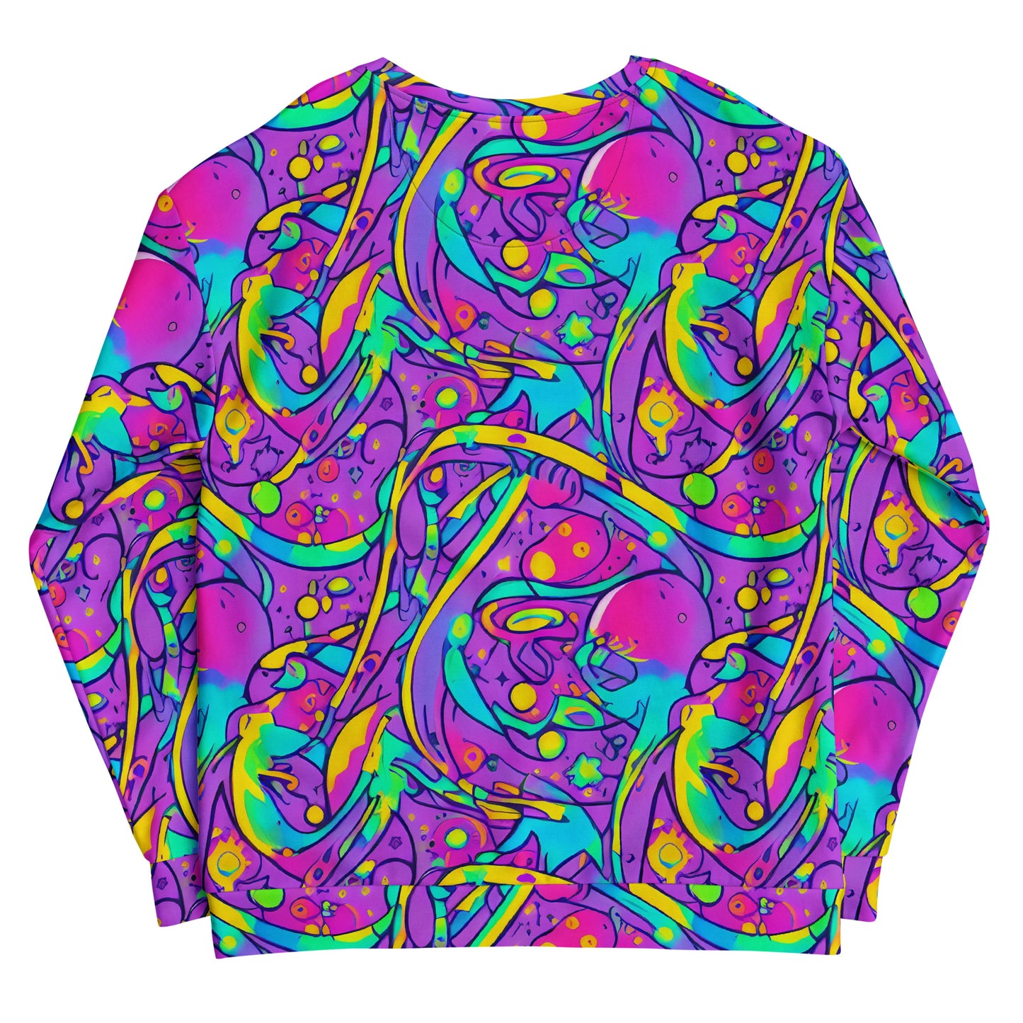 Sweatshirt - Neon Galaxy Whirl