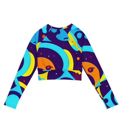 Long Sleeve Crop Top - Gerace Geometry