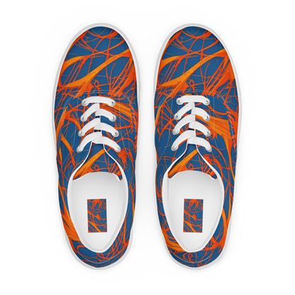 Women's Lace-Up Canvas Shoes - Nautical Ember