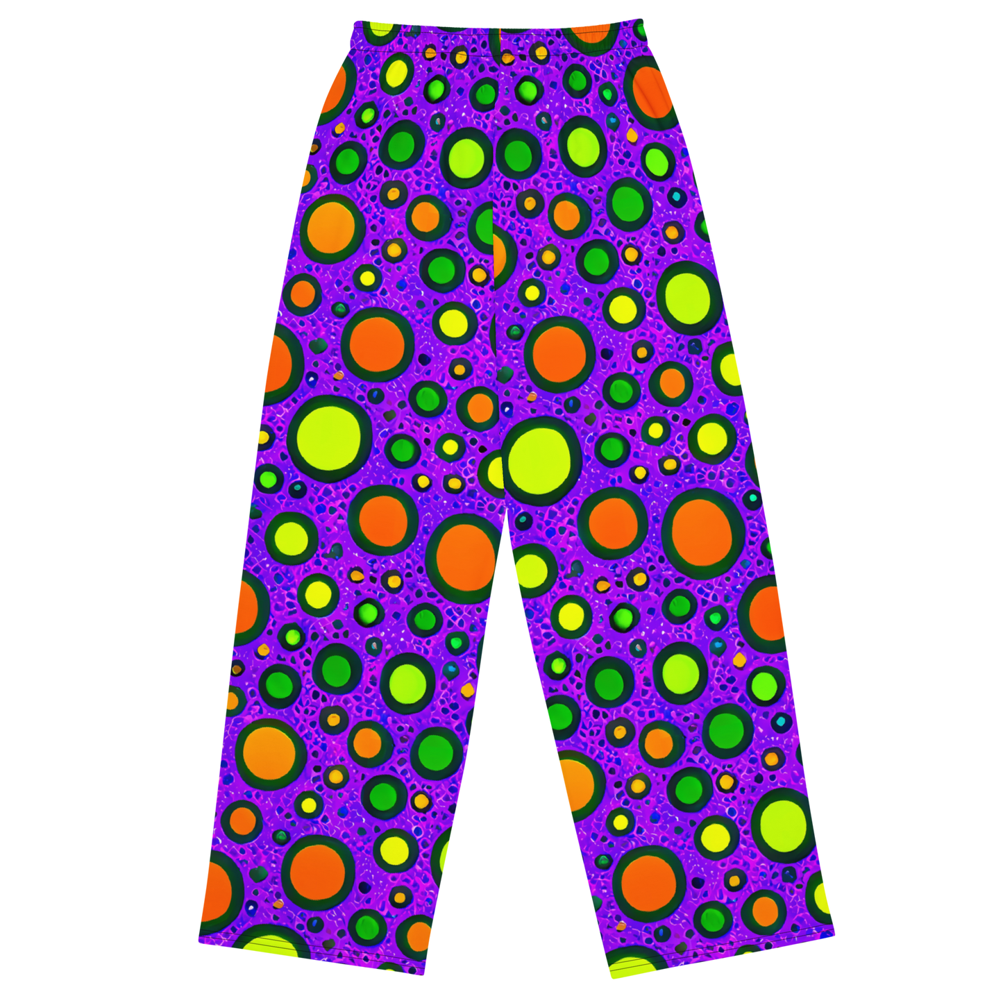 Wide-Leg Pants - Luminous Bubbles
