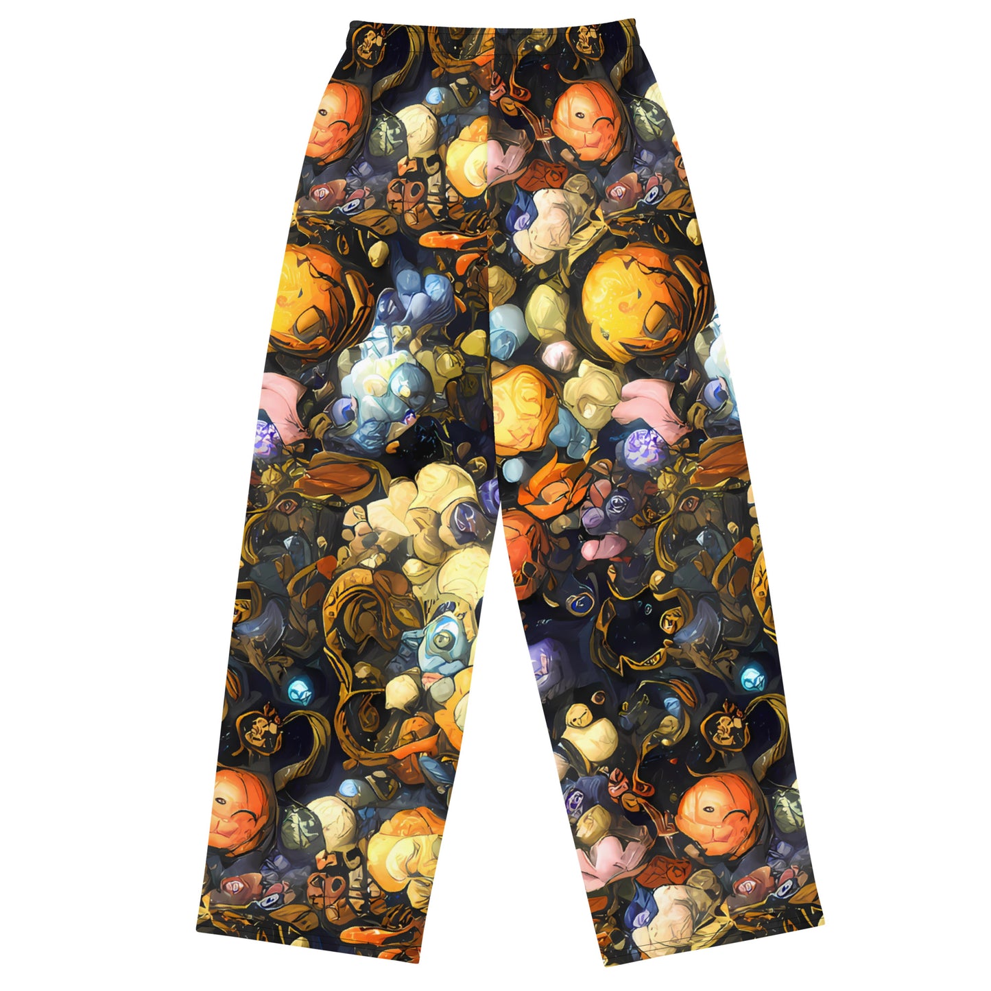 Wide-Leg Pants - Baroque Blossom