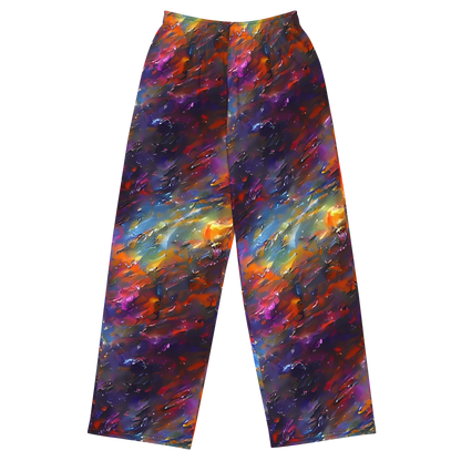 Wide-Leg Pants - Auroral Ripples