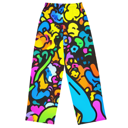 Wide-Leg Pants - Kaleidoscope Garden