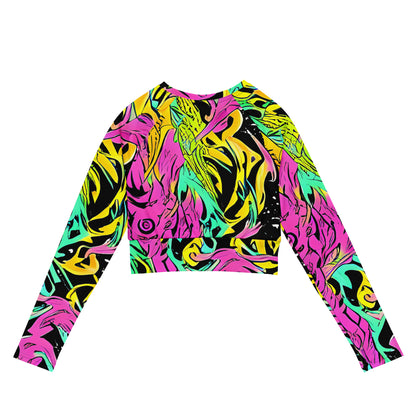 Long Sleeve Crop Top - Feldstein Frenzy