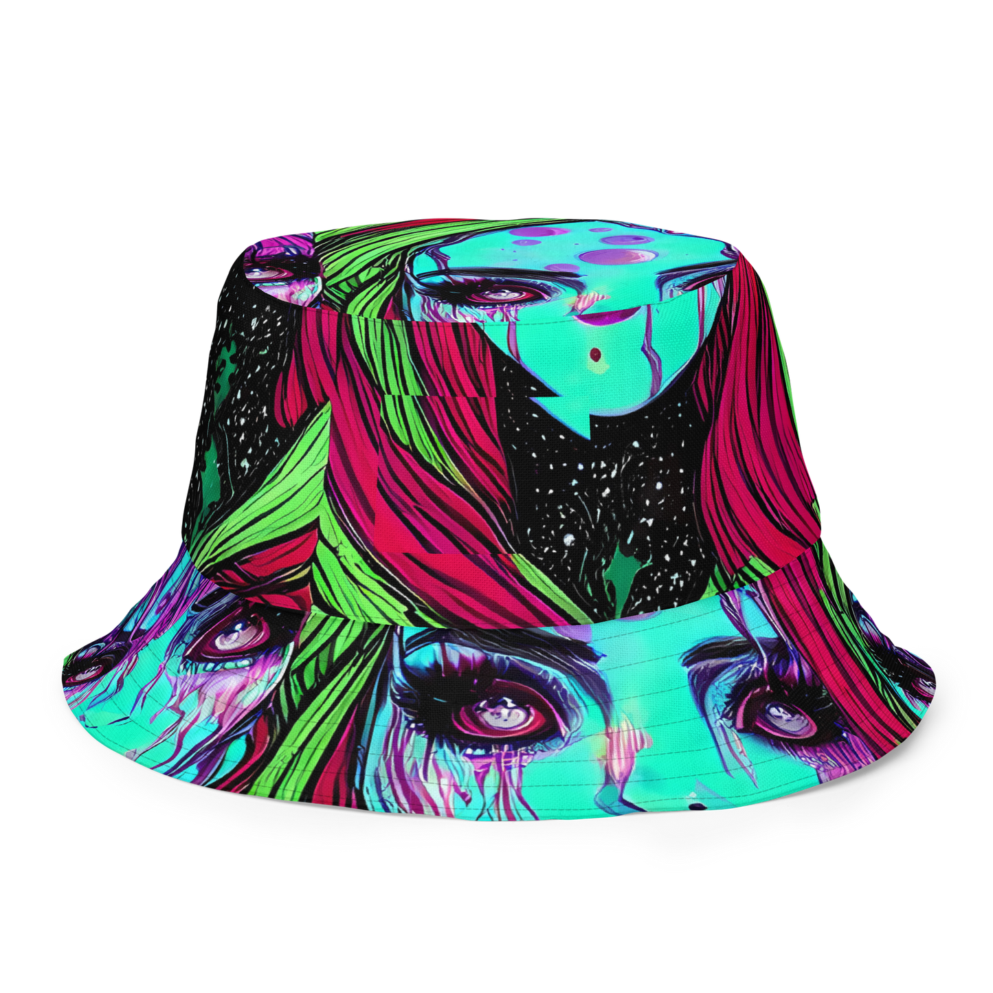 Reversible Bucket Hat - Luminous Nightfall