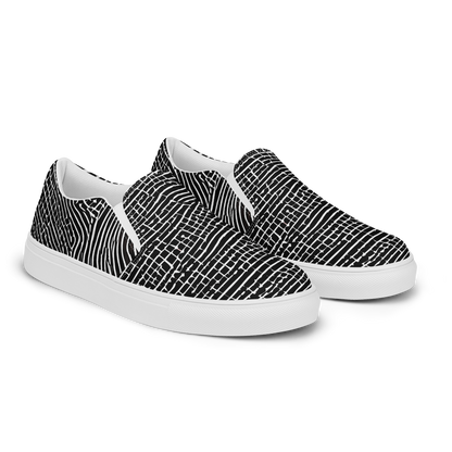 Men's Slip-On Canvas Shoes - Zenith Stripes