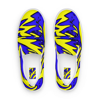 Women's Slip-On Canvas Shoes - Fleeting Firefly