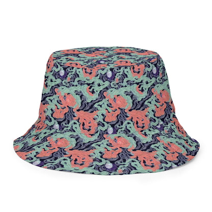 Reversible Bucket Hat - Cosmic Coral