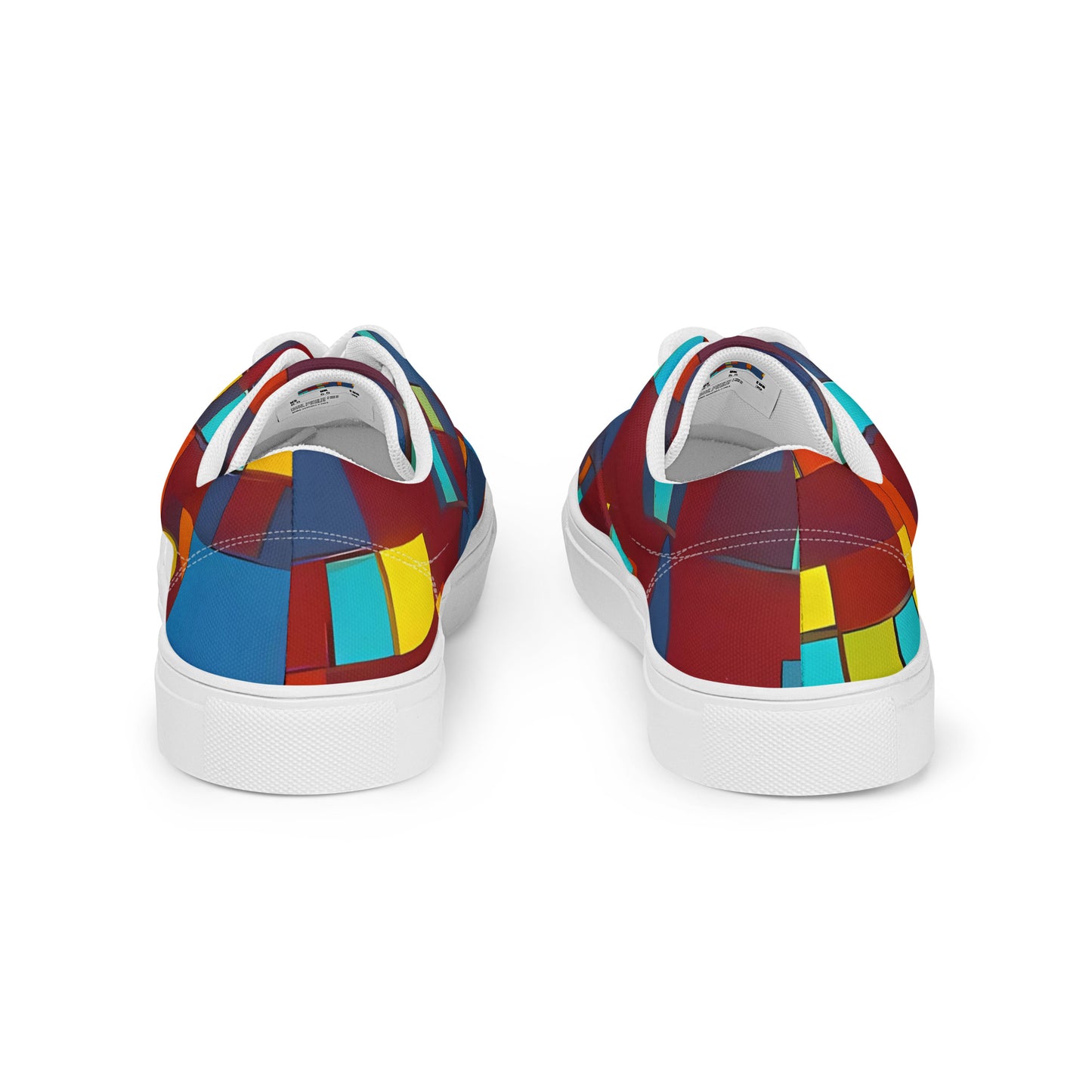 Men's Lace-Up Canvas Shoes - Astral Grid