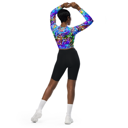 Long Sleeve Crop Top - Faini Whirlwind