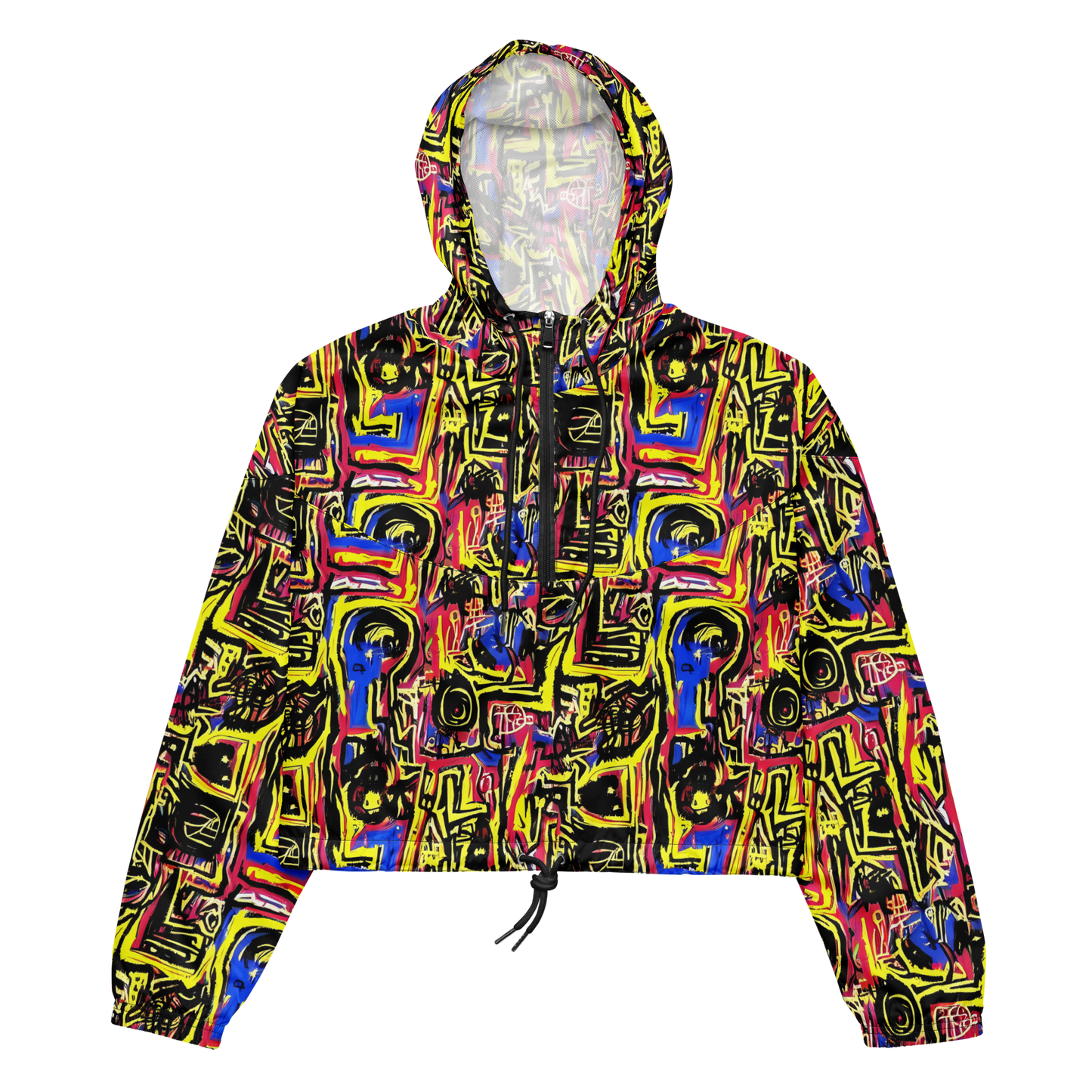 Women's Cropped Windbreaker - Beyond the Canvas