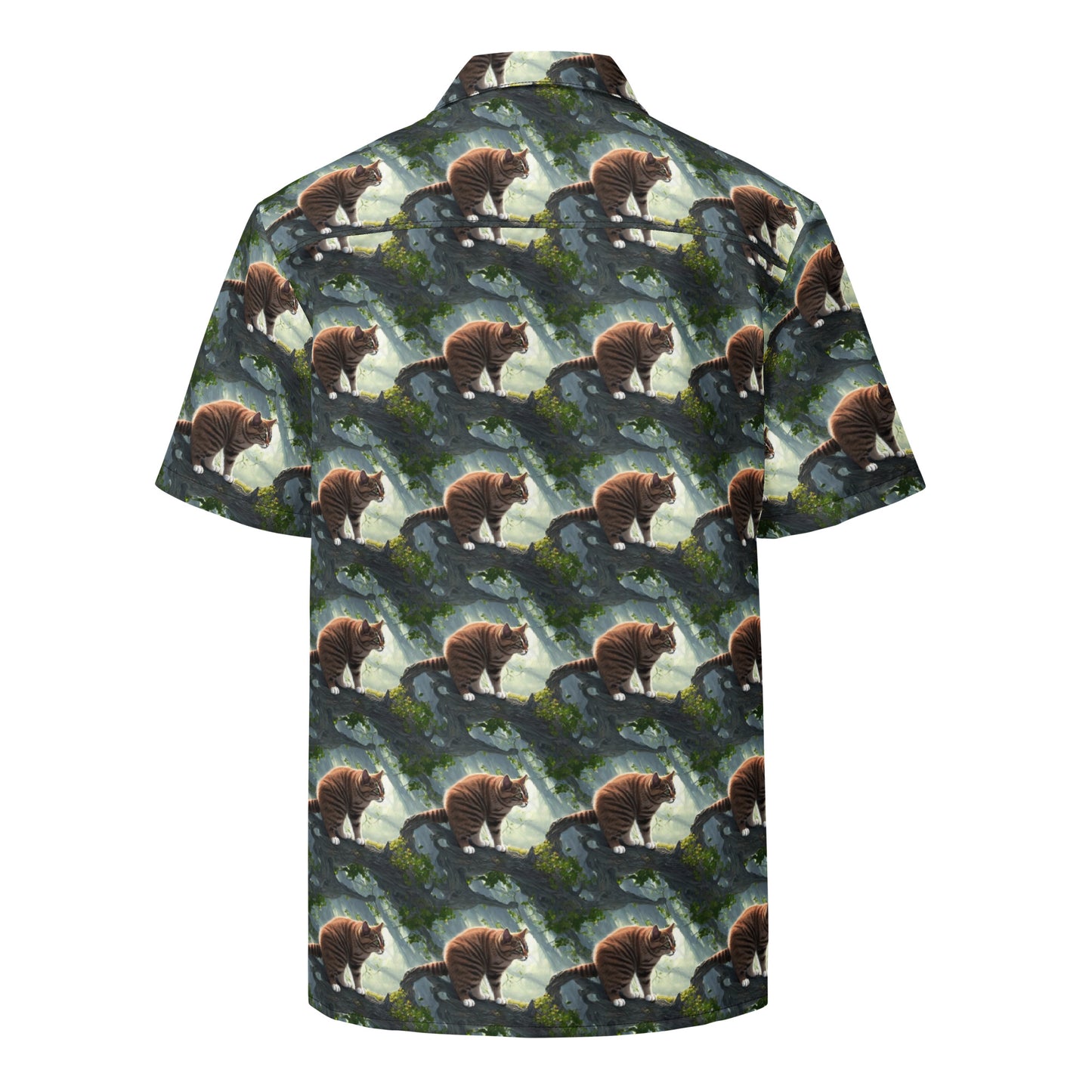 Button Shirt - Whiskered Enigma